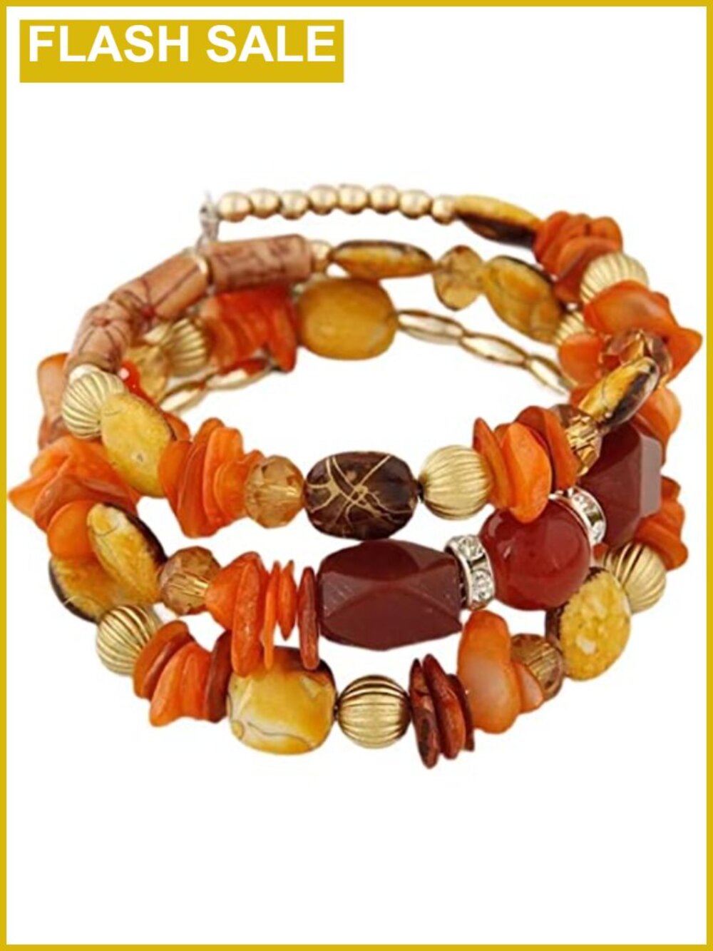 Boho Multilayer Turquoise and Alloy Wrap Bracelet Set with Natural Stone Beads